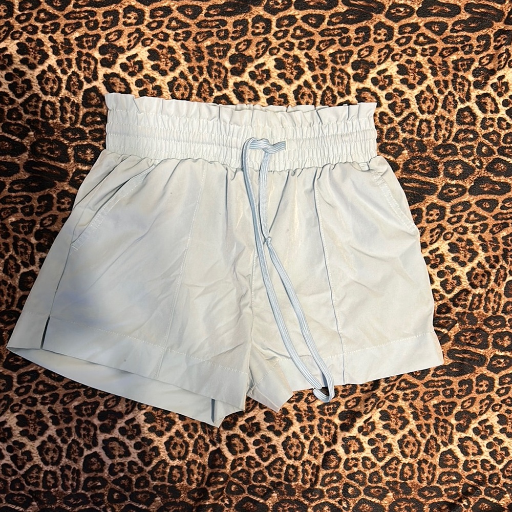 Vanilla Star Baby Blue High Waist Shorts